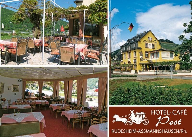 Hotel Cafe Post Ruedesheim am Rhein Ngoại thất bức ảnh